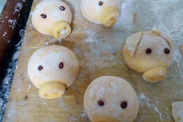 南瓜小猪馒头的做法图解13