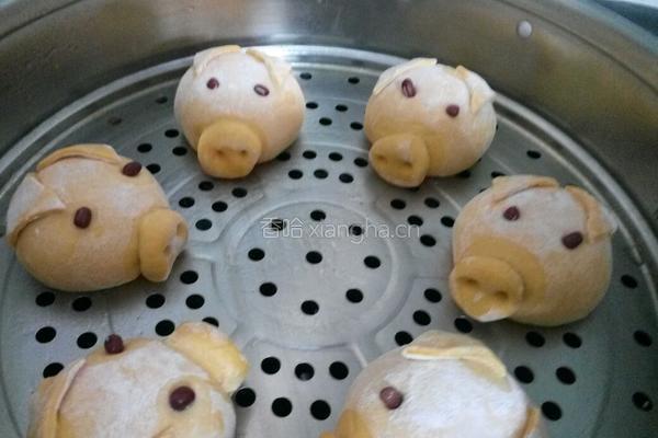 南瓜小猪馒头的做法图解16