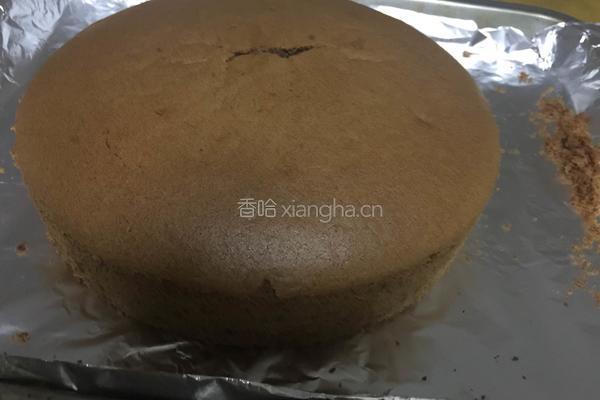 八寸可可戚风蛋糕