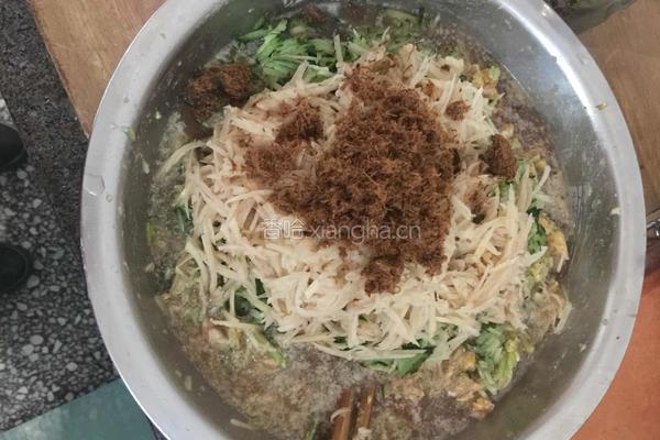 西葫芦鸡蛋馅饼的做法图解3