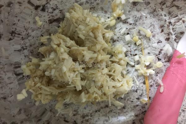 菇菇黄金蛋炒饭的做法图解4
