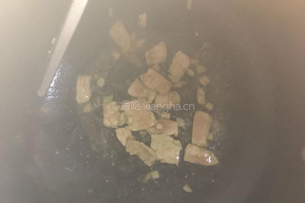 宽豆角炒肉片的做法图解3