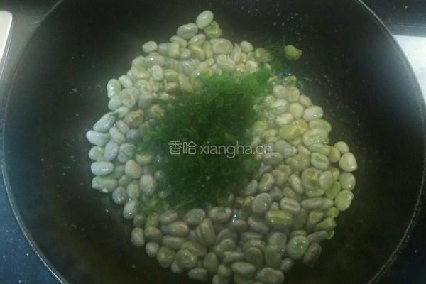 茴香炒胡豆的做法图解8