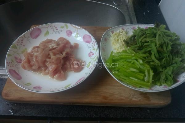 肉片苔干的做法图解1