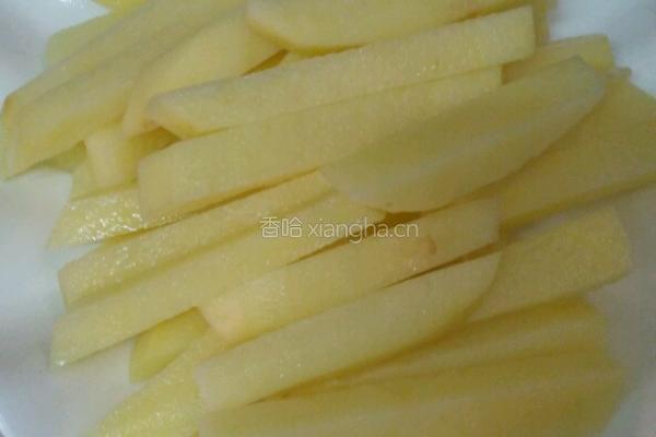 五香土豆条的做法图解1