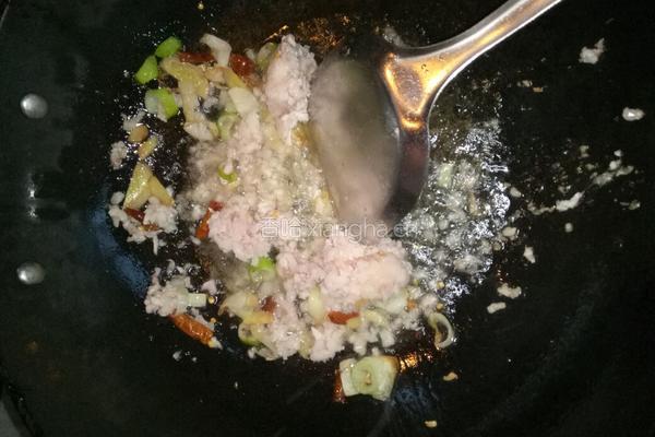 肉沫豇豆的做法图解5