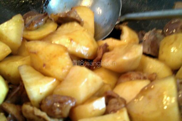 红烧鸡珍土豆块的做法图解8