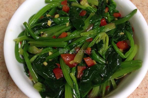 姜汁菠菜的做法图解8