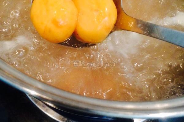 西米红薯汤圆的做法图解4