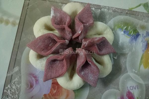 花朵馒头的做法图解13