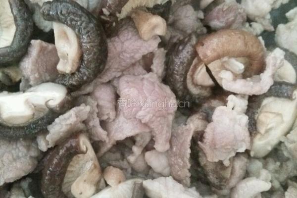 香菇炒瘦肉的做法图解5
