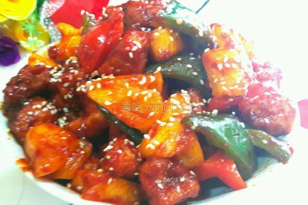 菠萝咕噜肉的做法图解18