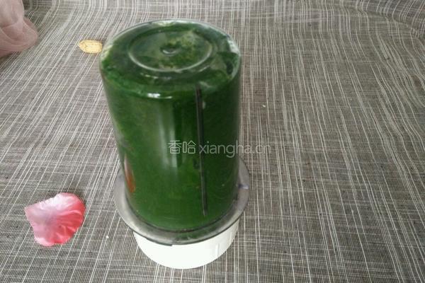 碧绿菠菜泥的做法图解5