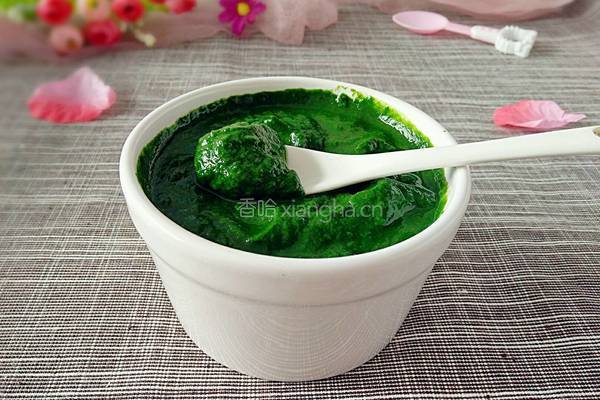 碧绿菠菜泥的做法图解6