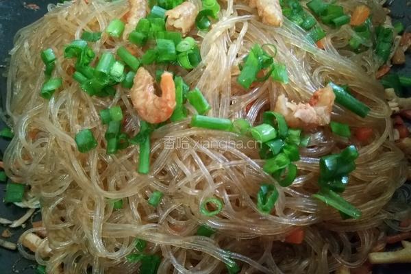 干虾仁炒粉丝的做法图解4