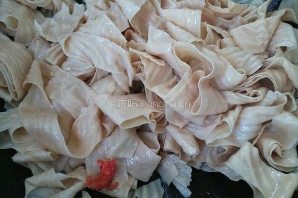 葱油豆腐皮的做法图解4