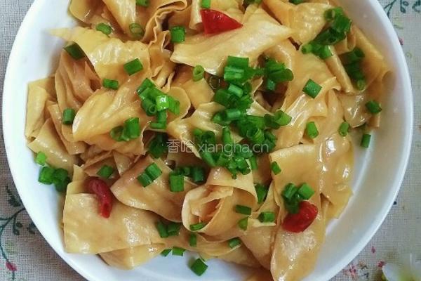 葱油豆腐皮的做法图解6