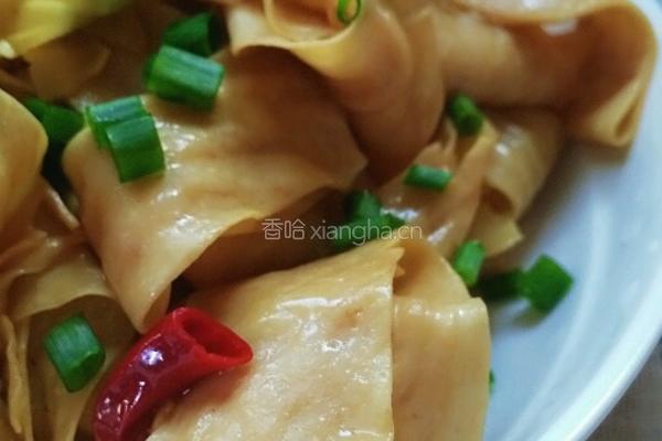 葱油豆腐皮的做法图解8