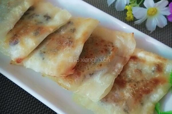 蜜豆煎饼的做法图解6