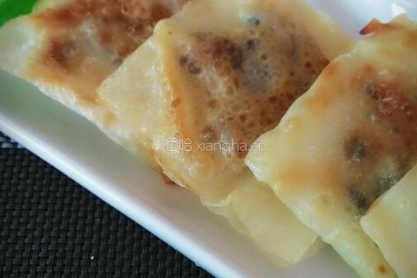 蜜豆煎饼的做法图解7