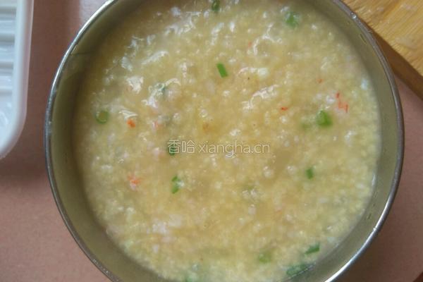 虾仁小米冬瓜粥的做法图解5