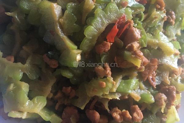 肉末苦瓜的做法图解7