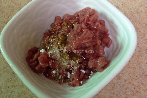 野芹菜肉末的做法图解3