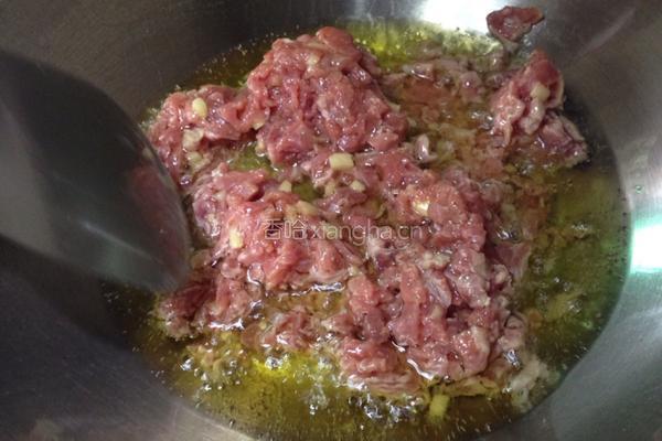 野芹菜肉末的做法图解4