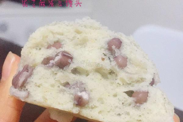 黑芝麻蜜豆馒头的做法图解8