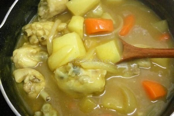 咖喱鸡翅饭的做法图解12