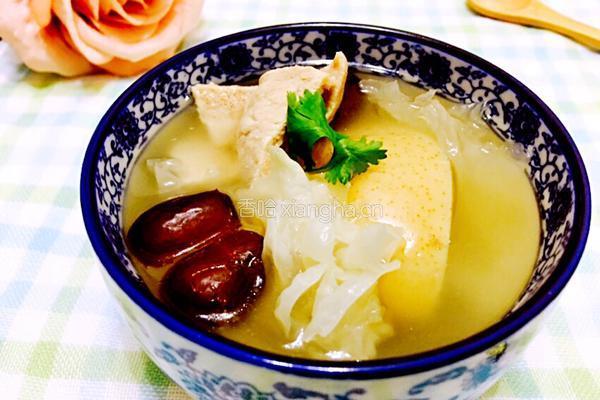 双雪红枣肉片汤的做法图解7
