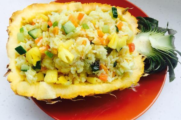 菠萝炒饭的做法图解5