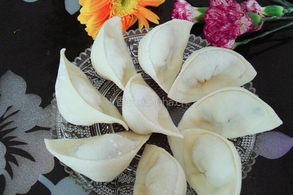 元宝饺子包法