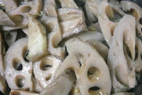 莲藕炒肉的做法图解7