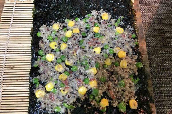 三色藜麦海苔卷的做法图解7