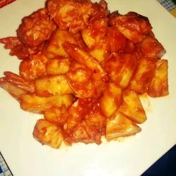 菠萝虾球的做法[图]