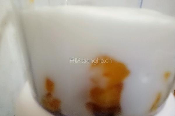 颗粒感十足的芒果奶昔的做法图解5