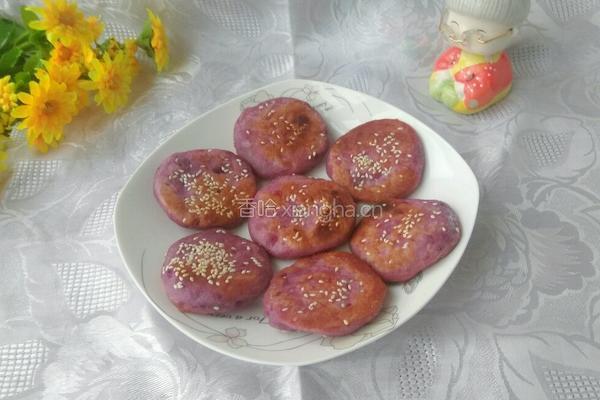 糯米紫薯饼的做法图解8