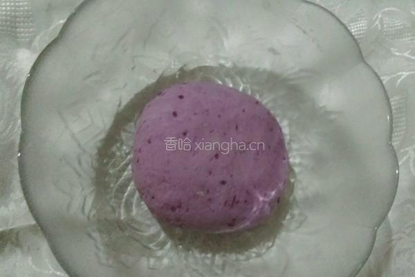糯米紫薯饼的做法图解3