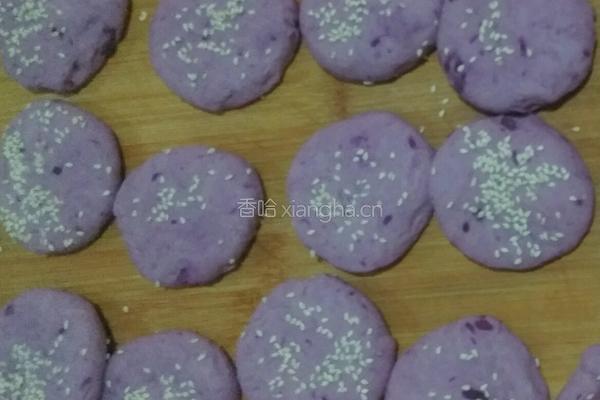 糯米紫薯饼的做法图解5