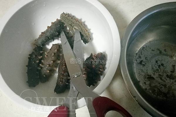 葱烧海参的做法图解3