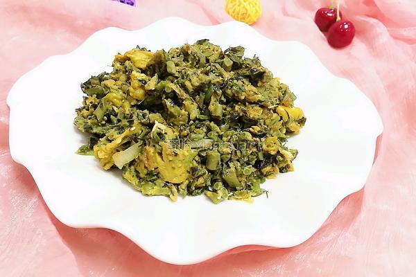 香椿头炒蛋的做法图解11