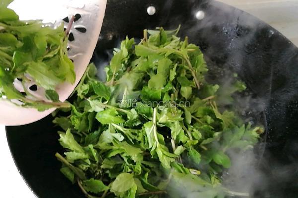 枸杞头蛋花汤的做法图解5