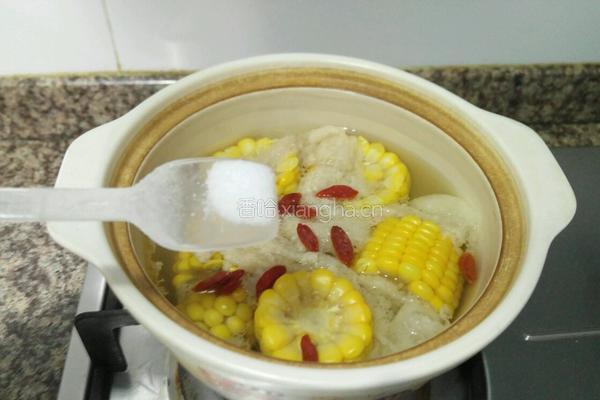 竹荪玉米汤的做法图解7