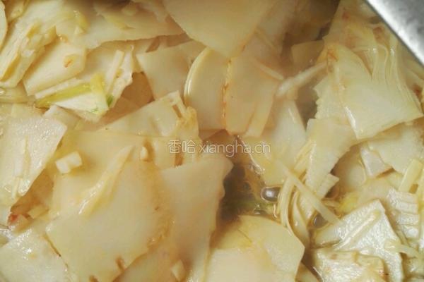 竹笋炒肉的做法图解7