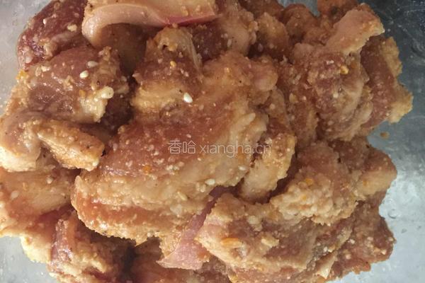 电饭煲粉蒸肉的做法图解3