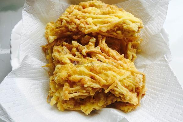 香酥椒盐金针菇的做法图解9