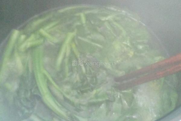 蒜香菜心的做法图解3