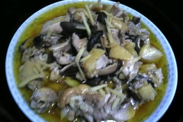 香菇木耳蒸鸡的做法图解12