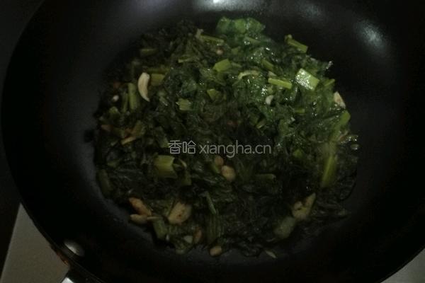 蒜香莴苣叶的做法图解5